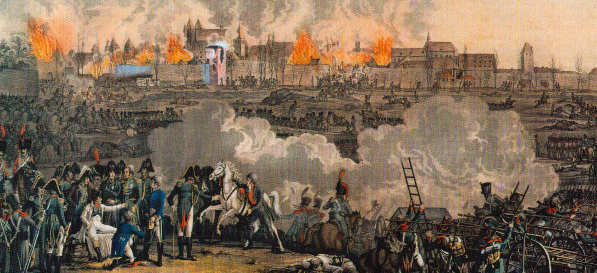 Im Fünften Koalitionskrieg erstürmten am 23. April 1809 die Soldaten Napoleons das von Österreichern verteidigte Regensburg